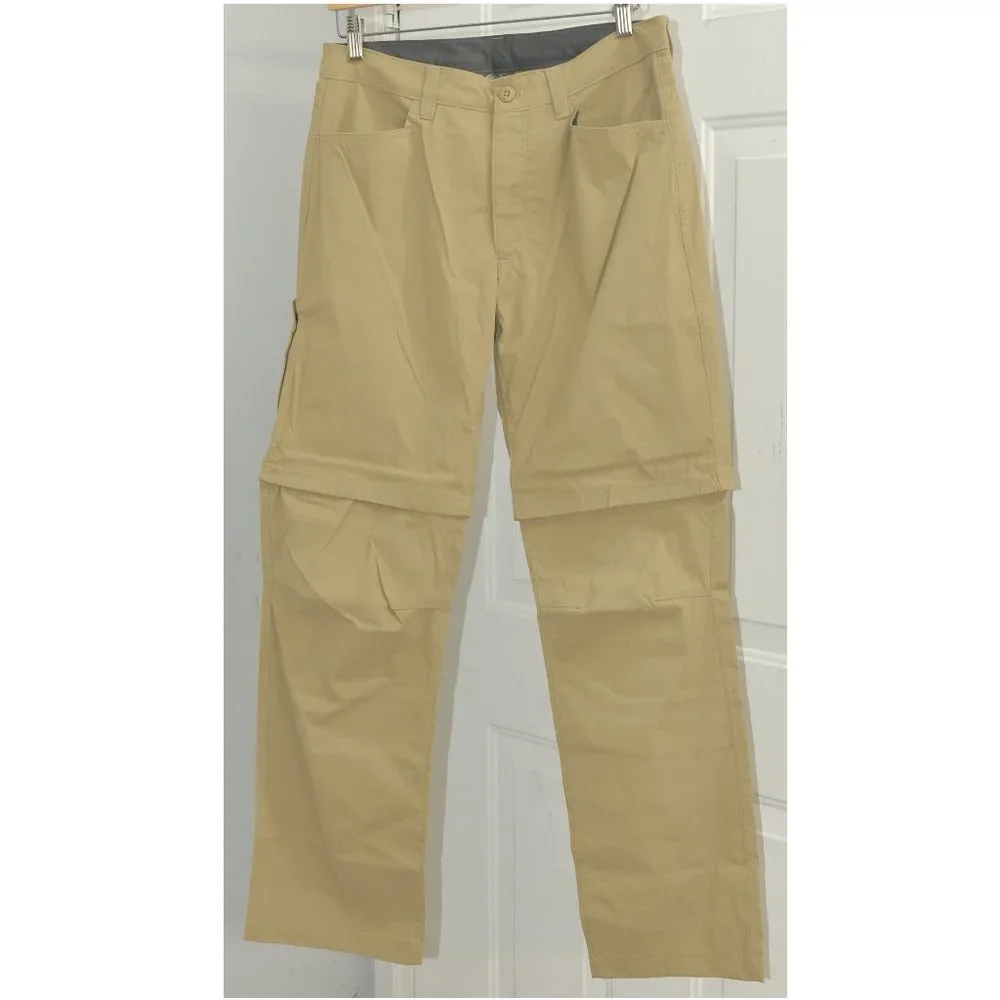 Eddie Bauer Convertible Tech Pants Tan - Picture 2 of 10